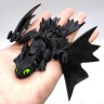 Игровая фигурка "Как приручить дракона. Ночная фурия. Беззубик" 3d печать (18х17х5 см)