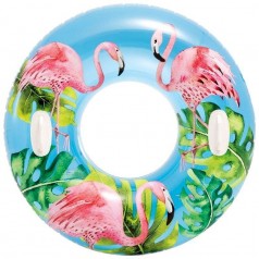 Надувной круг Цветочный, Фламинго