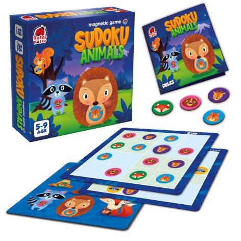 Магнитная игра "Roter Kafer. Sudoku Animals"