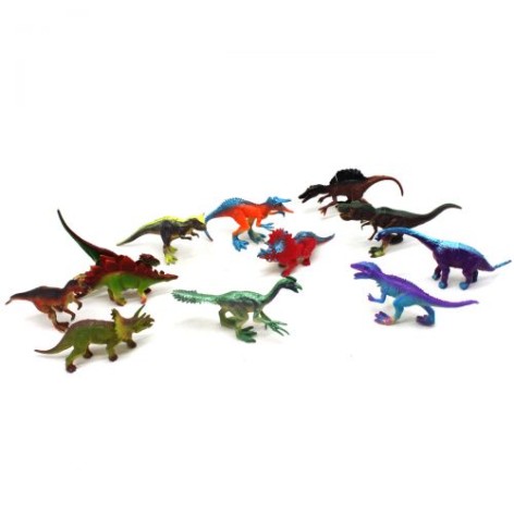Набір ігрових фігурок "Дінозаври", 12 шт