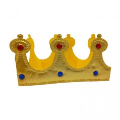 Корона короля мягкая, золото