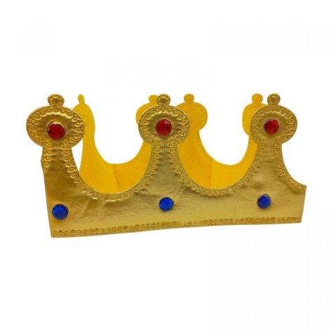 Корона короля мягкая, золото