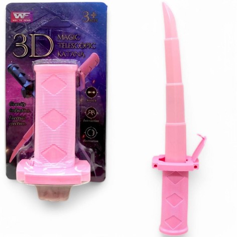 Меч пластиковий (розкладна конструкція) рожевий