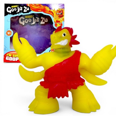 Игрушка-тянучка "Heroes of Goo Jit Zu" КЛЕШНИ (Желтый)