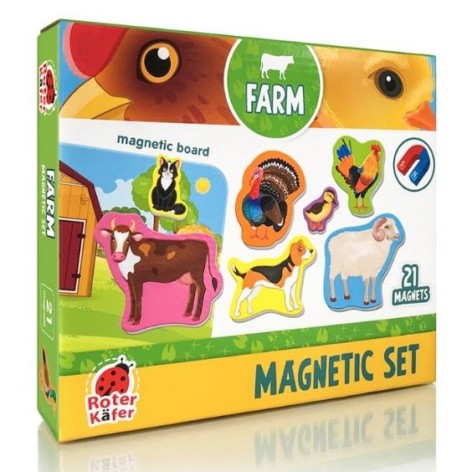 Набор магнитов с доской "Farm"