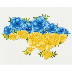 Картина по номерам "Цветущая Украина ©Svetlana Drab" ★★★★