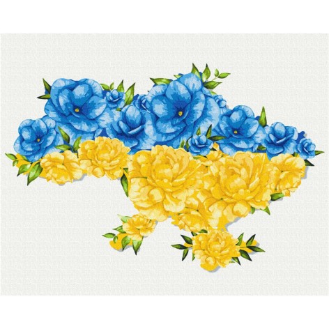 Картина по номерам "Цветущая Украина ©Svetlana Drab" ★★★★