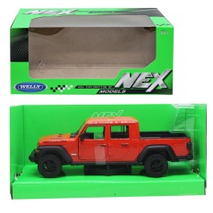 Машина металл Jeep Gladiator 2007 1:24 оранжевая