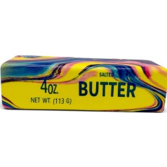 Сквіш-антистресс Масло (butter squishy) мармур 14 см БЛАКИТНИЙ МІКС