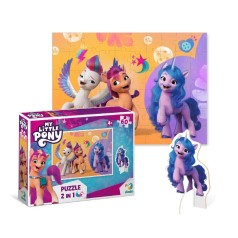 Пазлы 2в1 "My little pony", с фигуркой, 60 элементов