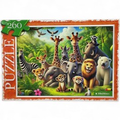 ПАЗЛЫ 260 ЭЛЕМЕНТОВ "ЗООПАРК"