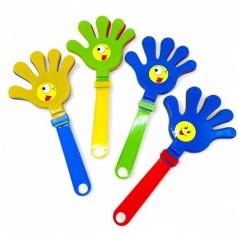 Хлопушка «Долонька» со смайликом большая (микс)