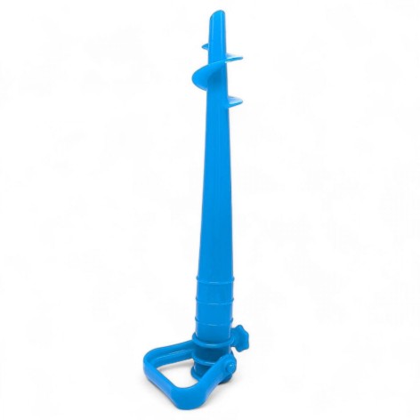 БУР ДЛЯ ПЕСКА, КРЕПЛЕНИЕ ЗОНТА, 38 cм (ГОЛУБОЙ)