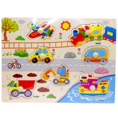 Вкладыши деревянные, 30х22.5 см. (ТРАНСПОРТ)