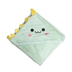 Дитячий рушник з капюшоном, розмір 80*80 см (ЗЕЛЕНИЙ)