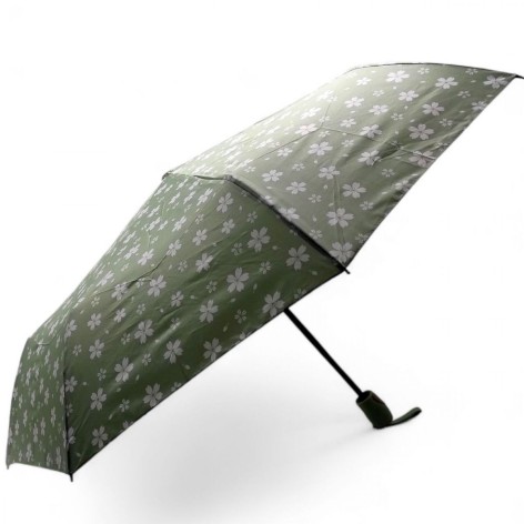 Зонтик складной, диаметр купола - 85 см (зеленый)