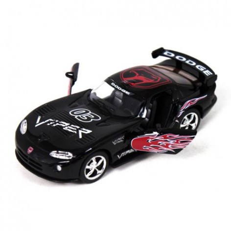 Машинка KINSMART Dodge Viper GTSR (черная)