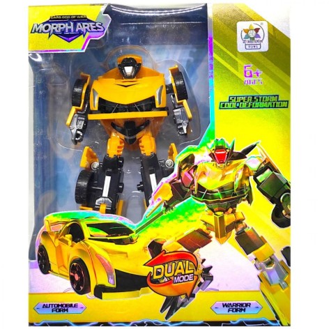 Трансформер (робот/спортивный автомобиль) желтый