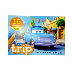 Раскраска, 148х210 мм, (Машинки)