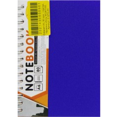 Блокнот "Office Book" А6, 80 листов (синий)
