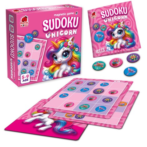 Магнитная игра "ROTER KAFER. SUDOKU: UNICORN" ROTERKAFER"