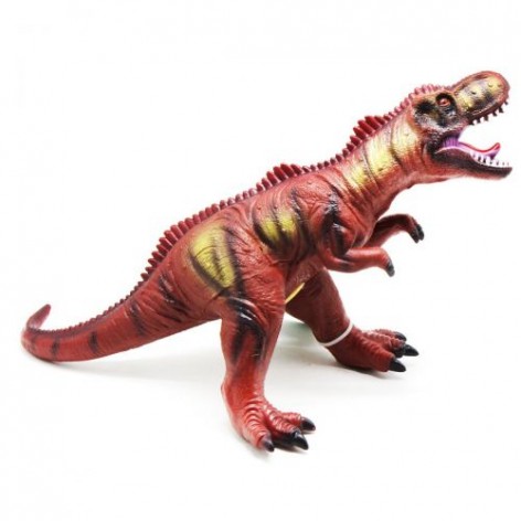 Уценка. Динозавр резиновый, со звуком - маленький порез на боку