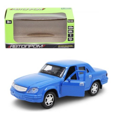 Машина металева "ГАЗ Волга" із серії "Автопром" (синя)
