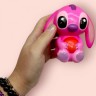 Сквиш антистресс "Стич" (10 см), розовый
