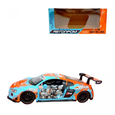 Машина мет.1:24 Audi R8 LMS, батар., свет, звук, откр. дверь