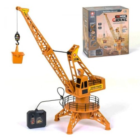 Уценка. Кран на радиоуправлении "Tower Crane" - не работает одна кнопка на пульте, крутится