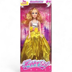 Лялька (жовта пайетка сукня)