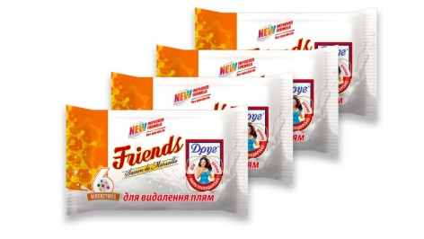 Друг мыло хозяйственное 125г для стирки и удал.пятен