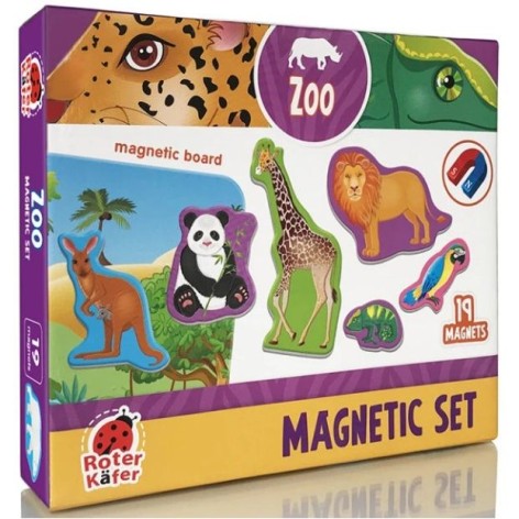 Набор магнитов с доской "Zoo"