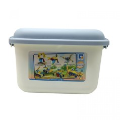 Конструктор на радиоуправлении 361 деталь, автоматическое движение, колесо свободного хода, движение вперед-обратно, аккумулятор 3.7 V, пульт управления, в боксе