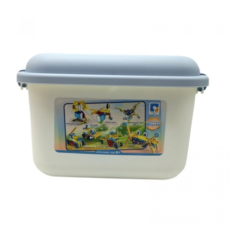 Конструктор на радиоуправлении 361 деталь, автоматическое движение, колесо свободного хода, движение вперед-обратно, аккумулятор 3.7 V, пульт управления, в боксе