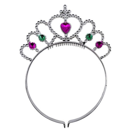 Святкова корона Серце рожеве 18 см