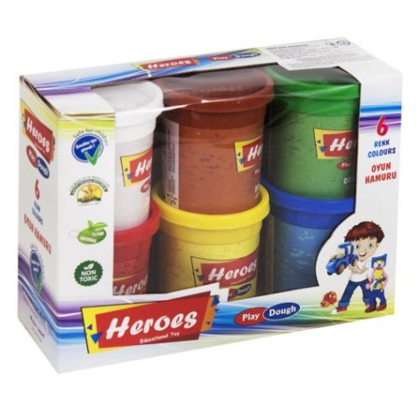 Ігрове тісто "Heroes" (6 кольорів)