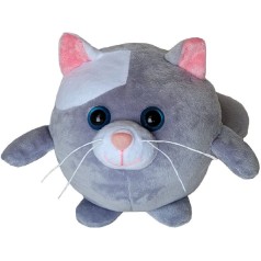 Игрушка мягконабивная. Круглик Котик МС 090102-14