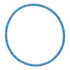 Обруч №0 53 см "Детские игрушки" (синий)