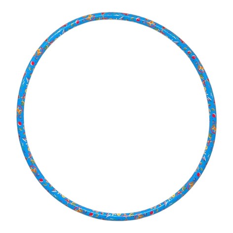 Обруч №0 53 см "Детские игрушки" (синий)