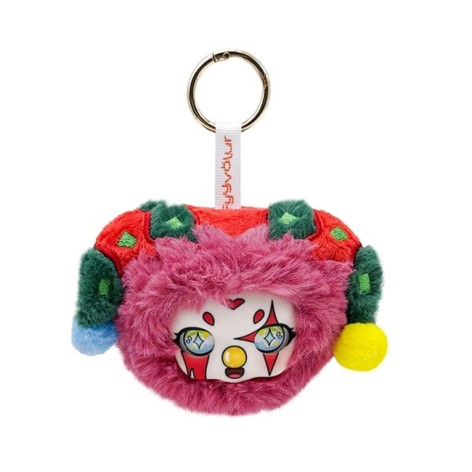 Игрушка-брелок мягконабивная "Клоун Бабл" серия Луна-парк, 9см.