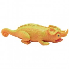 Антистресс игрушка-тянучка "Хамелеон", оранжевый