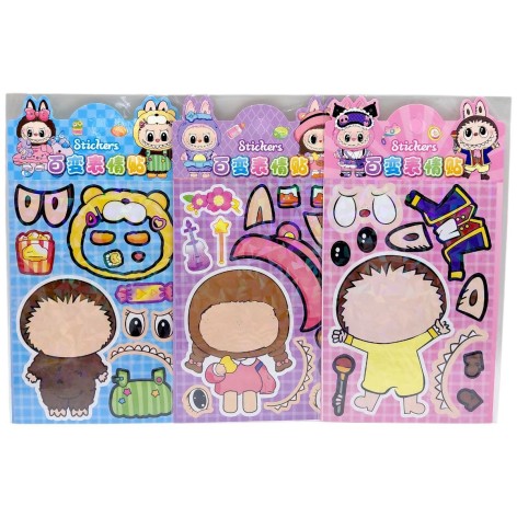 Наклейки декоративные "Лабубу"