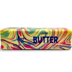 Сквіш-антистресс Масло (butter squishy) мармур 14 см ВЕСЕЛКА МІКС