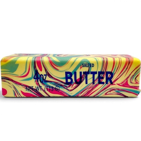 Сквіш-антистресс Масло (butter squishy) мармур 14 см ВЕСЕЛКА МІКС