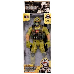 Игровая фигурка "Солдат. DESERT TASK", 28 см, ХАКИ (ВИД 1)