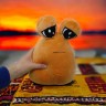 М'яка іграшка Інопланетянин Pou (Поу) 30 см Рудий