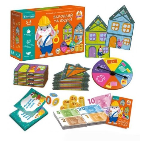 Гра настільна Vladi Toys економічна. Заробляй та будуй VT2312-04 (укр)