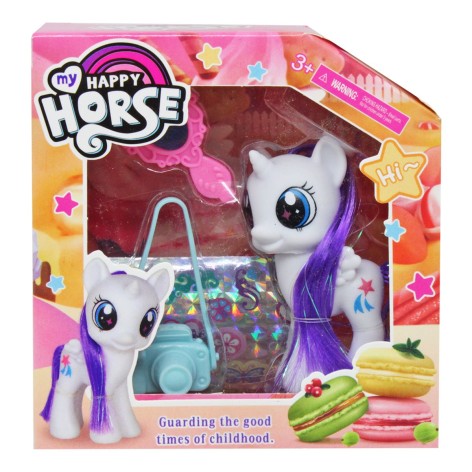 Поні, білий