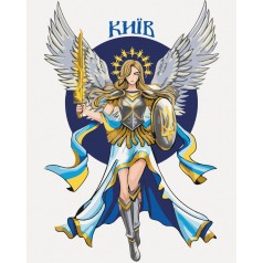 Картина по номерам "Отважный Киев © Захарова Наталья" ★★★★